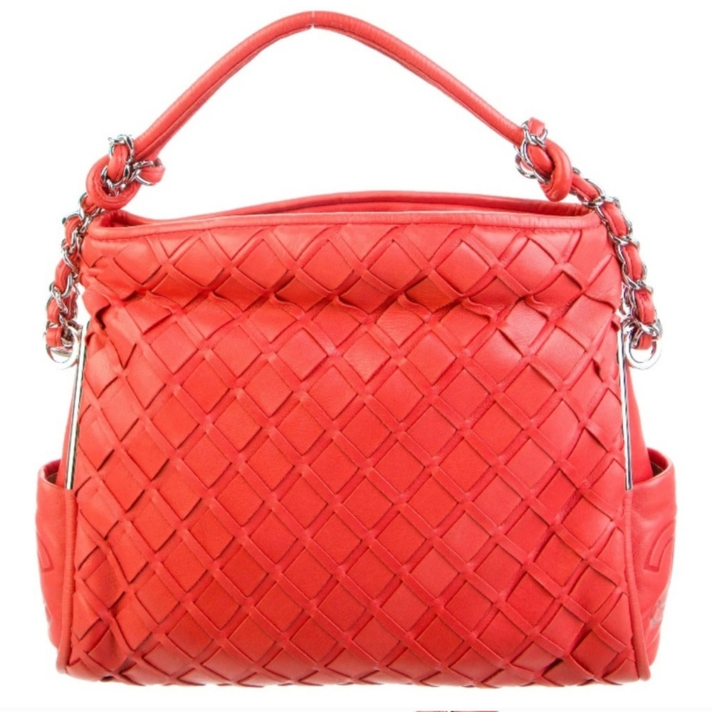 Chanel Red Sombrero EUC Handbag - Picture 3 of 4